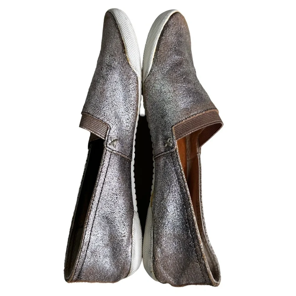 Frye Melanie Slip-On Flat Sneaker Rose Gold. Size 7.5 - Picture 7 of 8